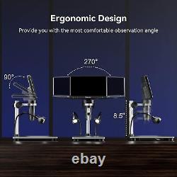 1000X 7Inch Digital Lcd Microscope 1200x 1080p Video Recorder With Wired Remote