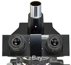 1000X Compound Trinocular Microscope Replaceable LED Light+1.3MP Digital Camera