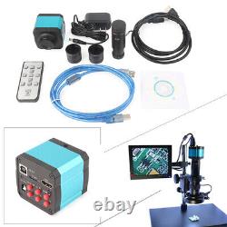 1080P 14MP Microscope USB C-mount Digital Industry Video Camera Zoom Lens UK
