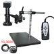 1080p 60fps 360x Hdmi Video Digital Industrial Microscope Camera Universal Stand