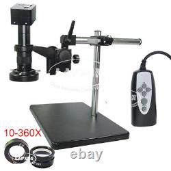 1080P 60FPS 360X HDMI Video Digital Industrial Microscope Camera Universal Stand