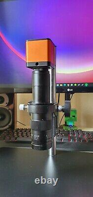 1080P 60FPS HDMI Microscope, lens, digital camera, and stand for phones repairs