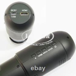 10X-200X 1080P HDMI USB HD Digital Lab Microscope Camera TF Card Video Recorder