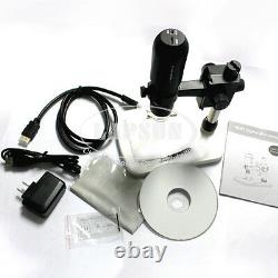 10X-200X 1080P HDMI USB HD Digital Lab Microscope Camera TF Card Video Recorder