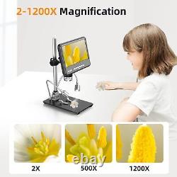 1200X 32GB Digital Microscope with Wireless Remote Compatible HDMI/Windows/iOS