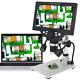 1200x Digital Camera Microscope Led Light 7 Inches Lcd Display For Pcb Repairing