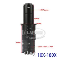 120X-180X-360X-720X 50mm Microscope Indusry Camera Zoom C-Mount 25mm Glass Lens