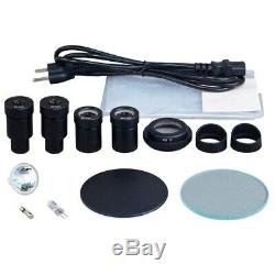14MP Digital Camera Trinocular Stereo Zoom 3.5-90X Microscope+144 LED Ring Light
