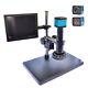 14mp Industry Microscope Camera Usb Hdmi With 180x Zoom Lens Screen Ring Light