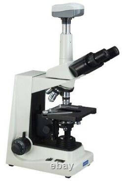 1600X Darkfield Trinocular Compound Siedentopf Microscope+9MP Digital Camera