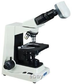1600X Digital Compound Siedentopf Microscope with Phase Contrast & 5MP USB Camera
