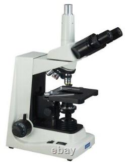 1600X Turret Phase Contrast Compound Siedentopf Microscope w 5MP Digital Camera