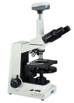 1600X Turret Phase Contrast Compound Siedentopf Microscope w 5MP Digital Camera