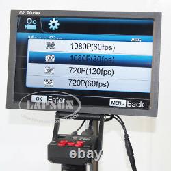 16MP 1080P 60FPS HDMI 180X Lens Digital Microscope Camera + 10 HD LCD Monitor