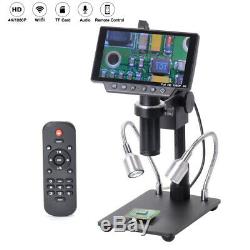 16MP 4K Stereo Industry Microscope Digital Camera 5LCD Screen withHDMI USB & WIFI