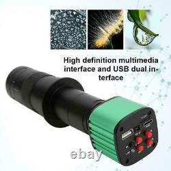 16MP USB Industrial Video Microscope Camera with 180X C-Mount Lens 4X Digital Zoom