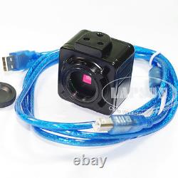 2.0MP HD Industry USB Digital Microscope Camera Set + C-mount Lens + Stand Light