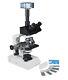 2000x Trinocular Professional Vet 3d Stage Led Microscope W 5mpix Usb Camera