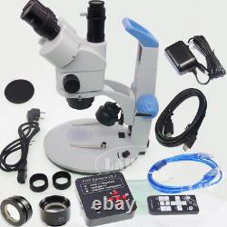 200X 1080P 2K HDMI USB Simul-focal Trinocular Stereo Digital Microscope Camera