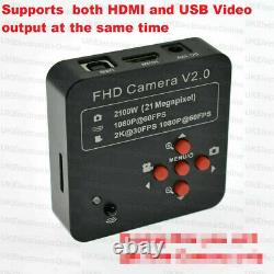 21MP 1080P 60FPS HDMI USB Industrial Microscope Digital Camera