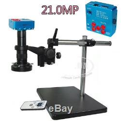 21MP 1080P 60FPS HDMI USB Industrial Microscope Digital Camera with 180X Zoom Lens