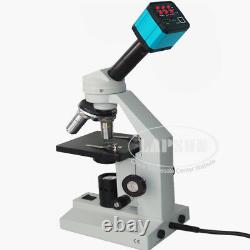 250X-2500X Biological Student Lab 14MP HDMI USB HD Eyepiece Microscope Camera