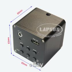 2K QHD HDMI 1080P@60fps Industrial Microscope Digital Camera + 20-180X Zoom Lens