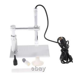 2MP USB Digital Microscope 500x 8 LED Camera Stand Microscopy #F