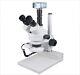 3.5-45x 200mm Wd Zoom Stereo Trinocular Digital Microscope W Camera & Led Light