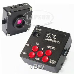 3.5-90X Simul-focal Trinocular Stereo Microscope 1080P 60FPS HDMI Digital Camera