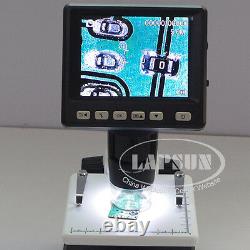 3.5 LCD 500X Desktop Digital MicroScope 5MP HD USB TV Camera Video Recorder UK