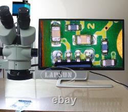 3.5X-90X Simul-Focal Trinocular Articulating Clamp Microscope 14MP HDMI Camera