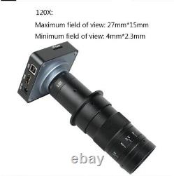 38MP 1080P 60FPS Industry Digital Microscope Video Camera Fit Phone PCB Repair