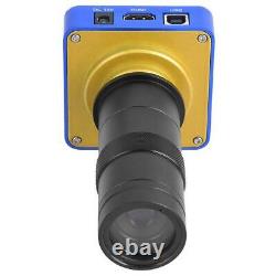 38MP Industrial Video Microscope Camera with 100X Lens Set EU Plug 110-240V