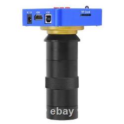 38MP Industrial Video Microscope Camera with 100X Lens Set EU Plug 110-240V