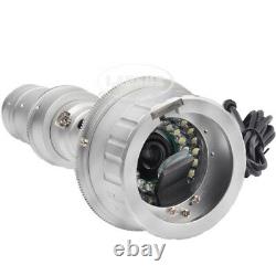 3D Stereo 180X C-MOUNT Lens w LED Light for Digital Industrial Microscope Camera