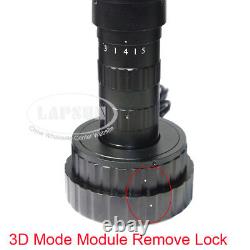 3D Stereo & 2D 200X Zoom C-MOUNT Lens LED F Digital Industrial Microscope Camera