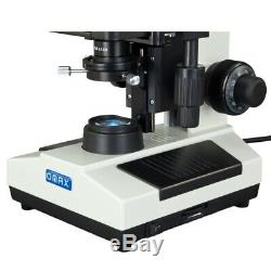 40X-1000X Darkfield Trinocular Compound LED Microscope+1.3MP Digital Camera