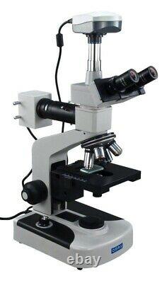 40X-1600X Trinocular Metallurgical Compound Microscope with 5MP Digital Camera