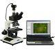 40x-2000x Compound Lab Darkfield Trinocular Led Microscope W 5mp Digital Camera