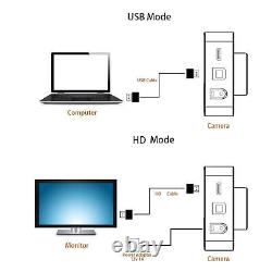 41Mp Microscope Camera 4K Hd Multimedia Interface 100 To 240V Usb 150X Digital V