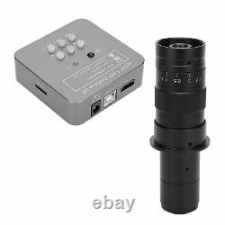 48MP 1080p 60FPS USB 180x C-MOUNT Lens Digital Microscope Camera EU Plug