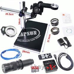 48MP 2K 1080P 60 HDMI USB Digital Industrial Microscope Camera + Universal Stand