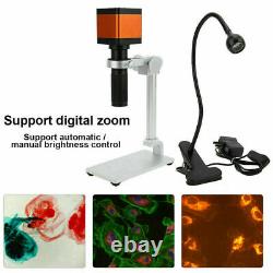 48MP HD Digital Zoom Industry Video Microscope Camera Set Kit C-mount Lens