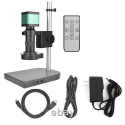 48MP HDMI USB Digital Industrial Video Microscope Camera with 40 LED Ring Lights a