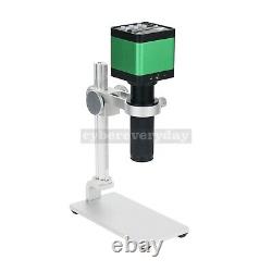 48MP Industrial Microscope Camera Stand Magnifier with120X C-Mount Lens For Repair