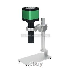 48MP Industrial Microscope Camera Stand Magnifier with120X C-Mount Lens For Repair