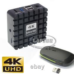 4K HDMI USB 3 Industrial Digital Video 20X-180X Lens Microscope Camera Measuring