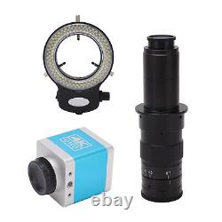 4K Microscope Camera 180X Lens HD Dual Output Industrial Digital Video