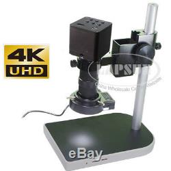 4K UHD HDMI 1080P@60fps Industrial Microscope Digital Camera + 100X C mount Lens